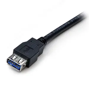 StarTech USB3.0 extensionscable plug/socket black 1m StarTech USB3.0 extensionscable plug/socket black 1m