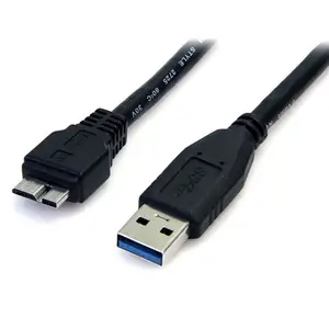 SuperSpeed USB 3.0 Kabel A/Micro B Stecker/Stecker schwarz 0,5m SuperSpeed USB 3.0 Kabel A/Micro B Stecker/Stecker schwarz 0,5m