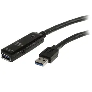 USB Verlängerungskabel USB-3.0/USB-3.0 Männlich/Weiblich Schwarz 3m USB Verlängerungskabel USB-3.0/USB-3.0 Männlich/Weiblich Schwarz 3m
