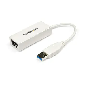 USB 3.0 auf Gigabit Ethernet Adapter Weiß USB 3.0 auf Gigabit Ethernet Adapter Weiß