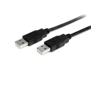 High Speed USB2.0 Anschlusskabel Stecker/Stecker schwarz 2m High Speed USB2.0 Anschlusskabel Stecker/Stecker schwarz 2m
