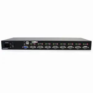 8 Port KVM Switch Rackmount USB/VGA mit Audio 8 Port KVM Switch Rackmount USB/VGA mit Audio