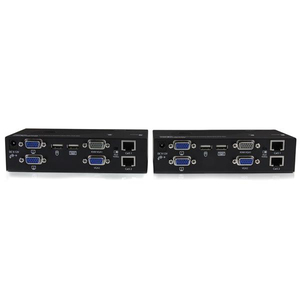 USB Dual VGA KVM Extender Cat5