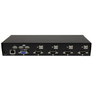 USB VGA KVM Switch mit DDM Fast Switching 4 Port