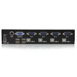 VGA/USB KVM Switch mit Hub 4 Port VGA/USB KVM Switch mit Hub 4 Port
