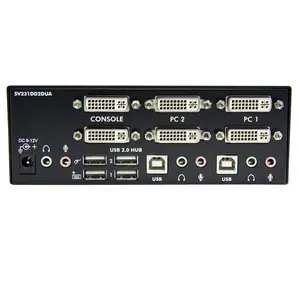 DVI KVM USB Switch DVI Umschalter mit USB Hub 2 Port DVI KVM USB Switch DVI Umschalter mit USB Hub 2 Port