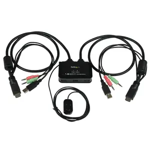 2 Port KVM Switch USB/HDMI mit Audio USB Powered 2 Port KVM Switch USB/HDMI mit Audio USB Powered