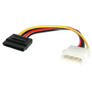 4pin Molex auf SATA Stromkabel 15cm 4pin Molex auf SATA Stromkabel 15cm