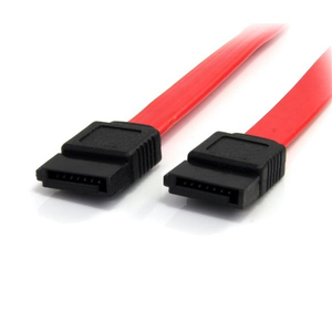 SATA Datenkabel SATA7-pin/SATA7-pin Stecker/Stecker Rot 45cm