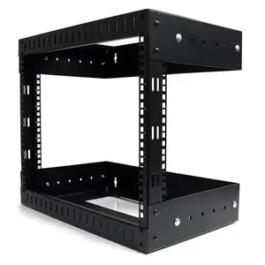 8HE 19 Open Frame Geräte Rack Wandmontagefähig Tiefenverstellbar 8HE 19 Open Frame Geräte Rack Wandmontagefähig Tiefenverstellbar