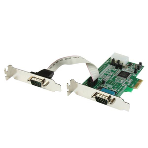 StarTech PCI Express Card Serial RS-232 2 Port Low Profile