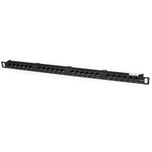 24 Port 0,5 HE Cat5e Patch Panel RJ45 Ethernet Rackmount Cat 5e 110 Patch Panel