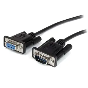 serielles Anschlusskabel Stecker/Buchse schwarz 2m serielles Anschlusskabel Stecker/Buchse schwarz 2m