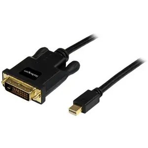 Mini-DisplayPort/DVI Anschlusskabel Stecker/Stecker Schwarz 1,8 m Mini-DisplayPort/DVI Anschlusskabel Stecker/Stecker Schwarz 1,8 m