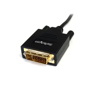 Mini DisplayPort auf DVI Kabel Schwarz 1,8m