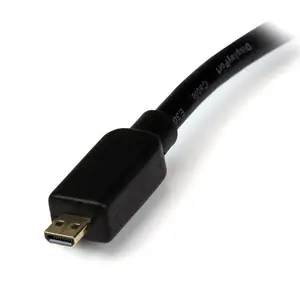 Micro-HDMI/VGA Adapter Stecker/Buchse Schwarz Micro-HDMI/VGA Adapter Stecker/Buchse Schwarz