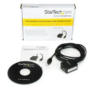 1 Port FTDI USB auf RS232 Adapterkabel Schwarz 2,5 m 1 Port FTDI USB auf RS232 Adapterkabel Schwarz 2,5 m