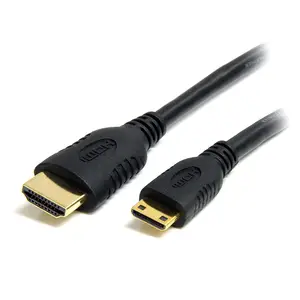 HDMI-Kabel mit Ethernet HDMI/HDMI Buchse/Stecker Schwarz 0,50cm HDMI-Kabel mit Ethernet HDMI/HDMI Buchse/Stecker Schwarz 0,50cm