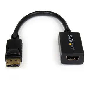 DisplayPort/HDMI Adapter Stecker/Buchse Schwarz DisplayPort/HDMI Adapter Stecker/Buchse Schwarz