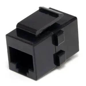 Cat 6 RJ45 Netzwerkkoppler Buchse/Buchse Schwarz Cat 6 RJ45 Netzwerkkoppler Buchse/Buchse Schwarz