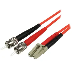 LWL Patchkabel 50/125µm LC/ST Stecker/Stecker Orange 1m LWL Patchkabel 50/125µm LC/ST Stecker/Stecker Orange 1m