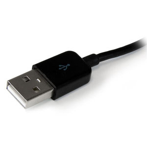 StarTech VGA plug to HDMI socket adaptor with USB plug Audio and Power Converter black