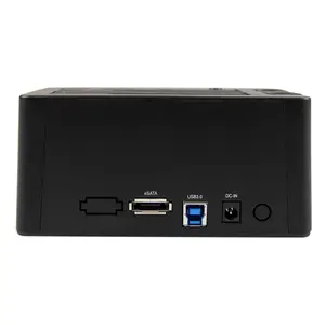 2-fach USB 3.0 / eSATA Festplatten Dockingstation mit UASP für 2,5/3,5" SSD / HDD 2-fach USB 3.0 / eSATA Festplatten Dockingstation mit UASP für 2,5/3,5" SSD / HDD