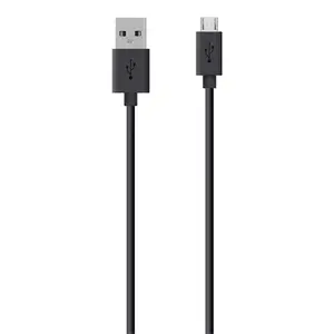 Kabel Micro-USB Stecker/USB Stecker 2m schwarz Kabel Micro-USB Stecker/USB Stecker 2m schwarz