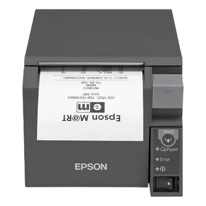 Epson TM-T70II Bondrucker, Thermodirekt, 7 Punkte/mm (180dpi), Medienbreite (max): 80mm, Rollendurchmesser (max.): 83mm, Geschwindigkeit (max.): 250mm/Sek., USB, RS232, ESC/POS, inkl.: Netzteil, Netzkabel (EU), Epson TM-T70II Bondrucker, Thermodirekt, 7 Punkte/mm (180dpi), Medienbreite (max): 80mm, Rollendurchmesser (max.): 83mm, Geschwindigkeit (max.): 250mm/Sek., USB, RS232, ESC/POS, inkl.: Netzteil, Netzkabel (EU),