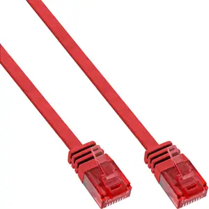 Patchkabel flach, U/UTP, Cat.6, rot, 1,5m Patchkabel flach, U/UTP, Cat.6, rot, 1,5m