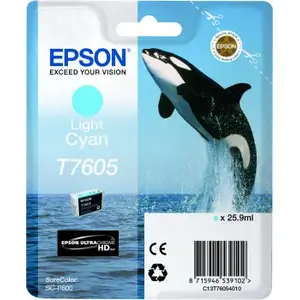 Tintenpatrone T7605 Hell Cyan 26ml Tintenpatrone T7605 Hell Cyan 26ml