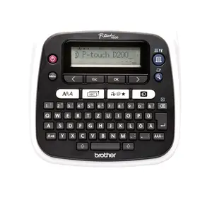 P-touch PT-D200BW Thermotransfer 20 mm/Sek 180 dpi 9 mm Druckhöhe P-touch PT-D200BW Thermotransfer 20 mm/Sek 180 dpi 9 mm Druckhöhe
