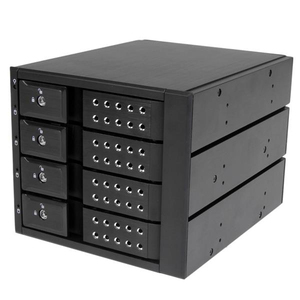 4-Bay Hot Swap Mobile Rack für 8,9cm(3,5") SAS II/SATA III schwarz