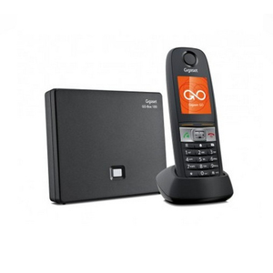 Gigaset E630A GO Schnurloses Telefon/VoIP-Telefon Anrufbeantworter mit Rufnummernanzeige DECT Schwarz