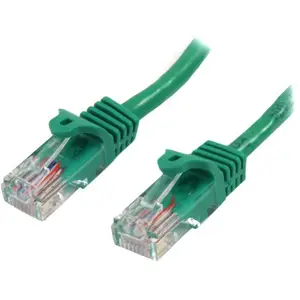 Patchkabel Cat5e RJ-45/RJ-45 Stecker/Stecker Snagless Grün 1m Patchkabel Cat5e RJ-45/RJ-45 Stecker/Stecker Snagless Grün 1m