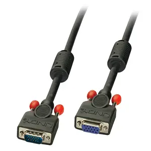Anschlusskabel VGA Stecker/Buchse 2 m Schwarz Anschlusskabel VGA Stecker/Buchse 2 m Schwarz
