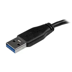 StarTech Slim Micro USB 3.0 A/Micro B plug/plug black 3m StarTech Slim Micro USB 3.0 A/Micro B plug/plug black 3m
