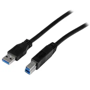 StarTech USB 3.0 SuperSpeed cable A/B plug/plug black 1m StarTech USB 3.0 SuperSpeed cable A/B plug/plug black 1m