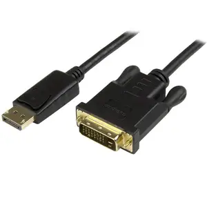 StarTech DisplayPort to DVI adaptorcable plug/plug black 0,9m StarTech DisplayPort to DVI adaptorcable plug/plug black 0,9m