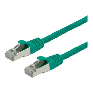 Patchkabel RJ-45 S/FTP Cat6 Grün 1,5 m Patchkabel RJ-45 S/FTP Cat6 Grün 1,5 m