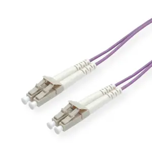 LWL Patchkabel 50/125u LC/LC Stecker/Stecker Violett 1m LWL Patchkabel 50/125u LC/LC Stecker/Stecker Violett 1m