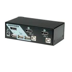 DisplayPort USB 2.0 KVM Switch 1 User 2 PC DisplayPort USB 2.0 KVM Switch 1 User 2 PC