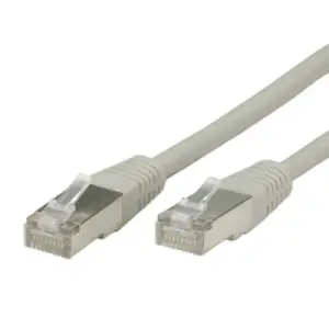 Patch cable RJ-45 S/FTP Cat6 grey 5m Patch cable RJ-45 S/FTP Cat6 grey 5m