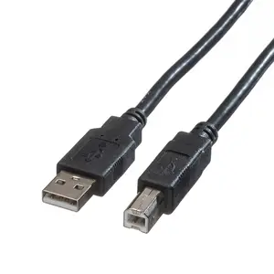 USB2.0 cable plug A/plug B black 1,8m USB2.0 cable plug A/plug B black 1,8m