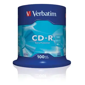 CD-Rohlinge Extra Protection Surface 700MB 80Min. 8x Spindel 100er Pack CD-Rohlinge Extra Protection Surface 700MB 80Min. 8x Spindel 100er Pack
