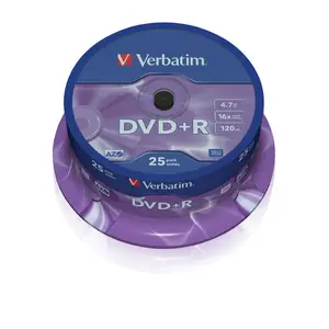 DVD+R Rohlinge 4,7GB 16x 25Stück Spindel 2 Jahre Herstellergarantie DVD+R Rohlinge 4,7GB 16x 25Stück Spindel 2 Jahre Herstellergarantie