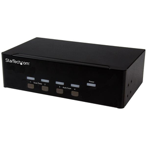 4 Port KVM Switch mit Dual-VGA USB 2.0