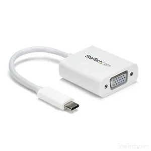 StarTech USB-C to VGA adaptor white StarTech USB-C to VGA adaptor white