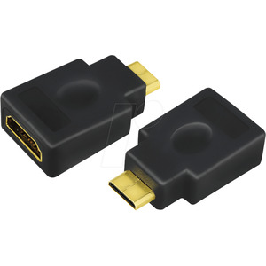 HDMI-Adapter HDMI/mini HDMI Buchse/Stecker Schwarz