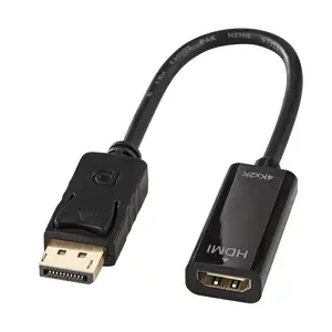 DisplayPort an HDMI 4K Adapterkabel (passiv) Schwarz DisplayPort an HDMI 4K Adapterkabel (passiv) Schwarz